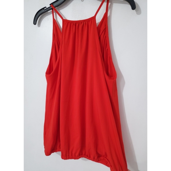 EXPRESS Red Spaghetti Strap V Neck Top Medium - Picture 15 of 15